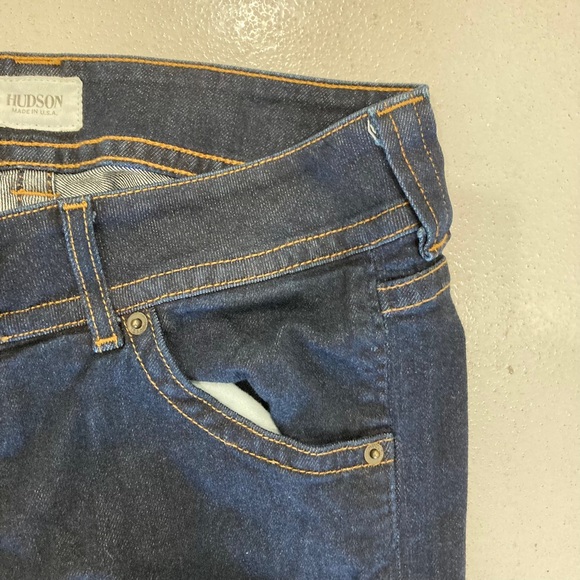 Hudson Jeans Dark Blue Flare Women's Jeans - Picture 7 of 16